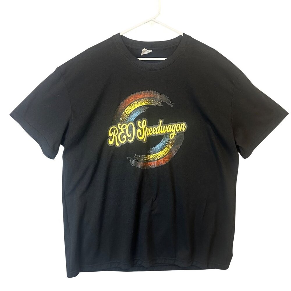 REO Speedwagon Men's Size 2XL T-Shirt Rock & Roll Band EUC